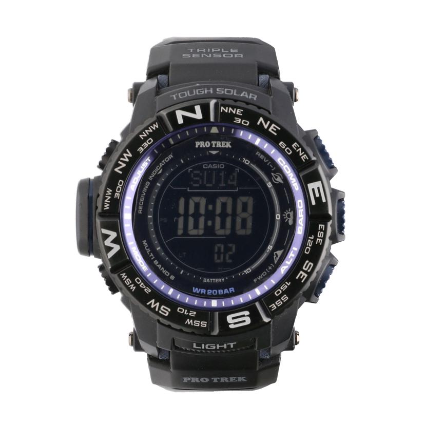 CASIO カシオ/PROTREK／マルチフィールドライン／電波ソーラー/PRW-3500Y//ABランク/78