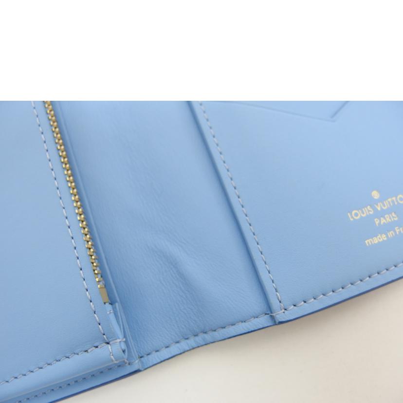 LV ルイ・ヴィトン/ヴェルティカル・ウォレット/トリヨン/ブルー/M82441//ICチ***/ABランク/04