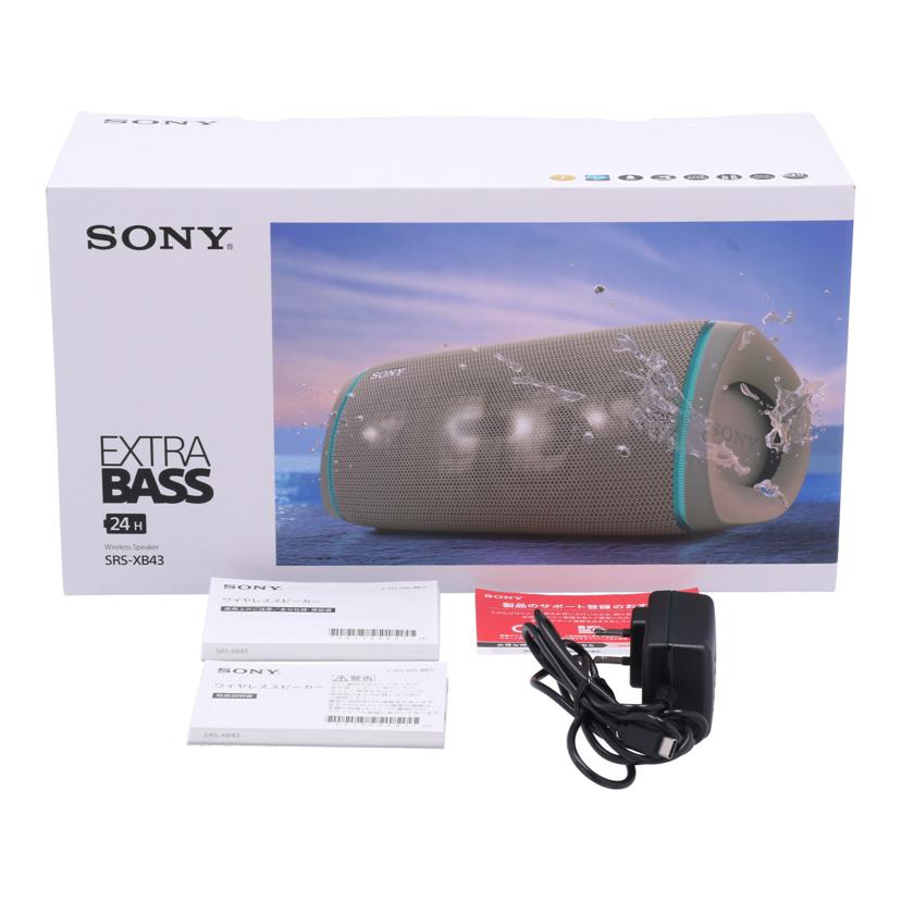 SONY ソニー /ワイヤレススピーカー/SRS-XB43//S0130093359/ABランク/67