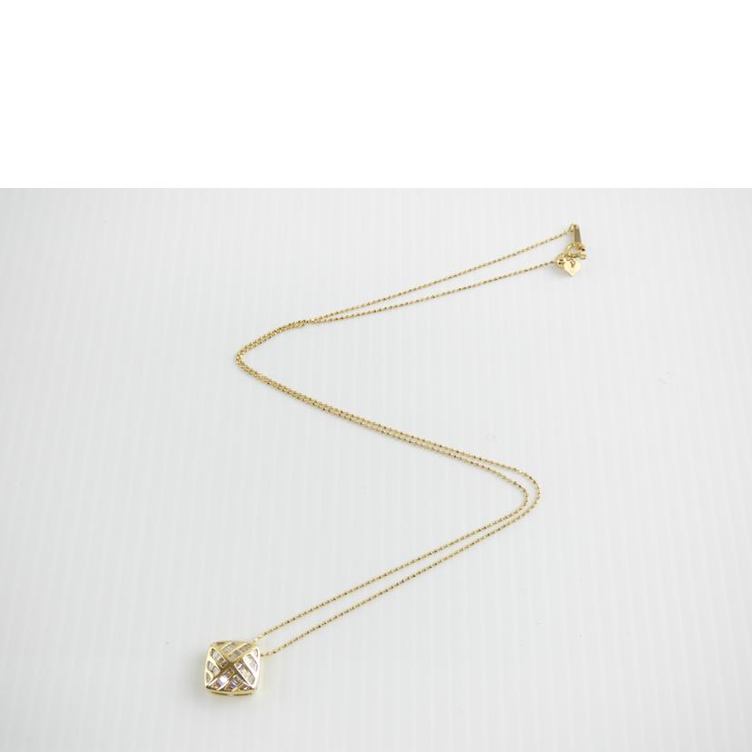 / K18ダイヤネックレス0.37ct//ABランク/64