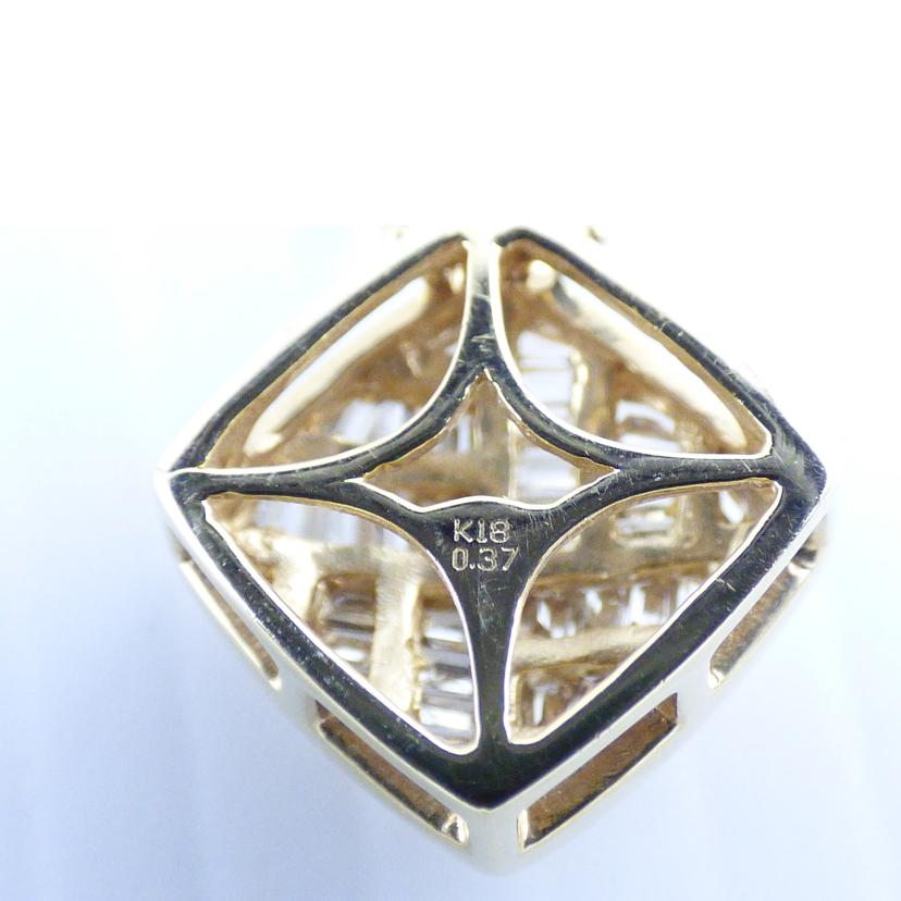 / K18ダイヤネックレス0.37ct//ABランク/64