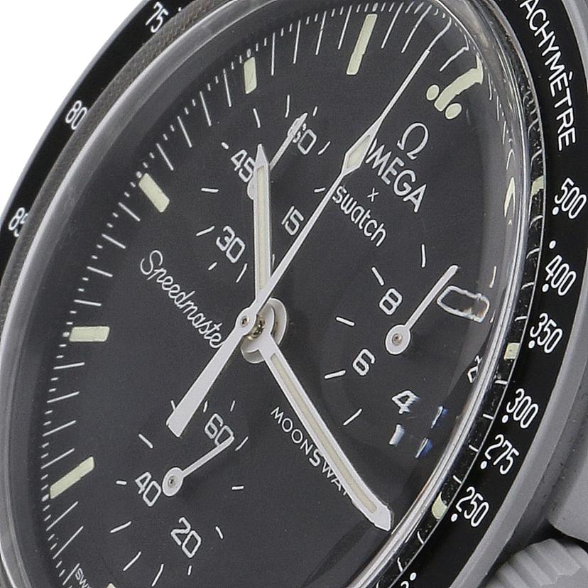 OMEGA×swatch オメガ×スウォッチ/ムーンスウォッチ/MISSION TO THE MOON/クオーツ/SO33M100//Aランク/19