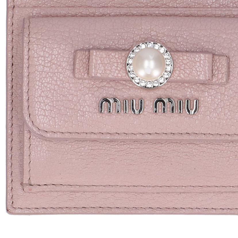 miu miu ミュウミュウ/カードケース/5MC081 2F3R F0D91//Aランク/93