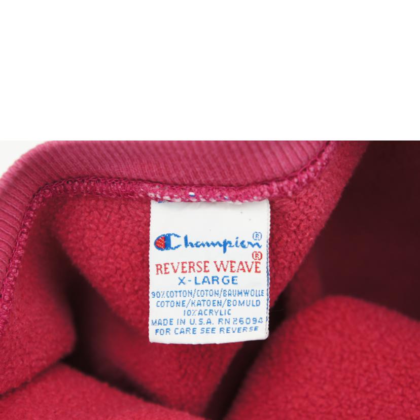 Champion チャンピオン/USA製 90s REVERSE WEAVE スウェット ピンク//ABランク/09