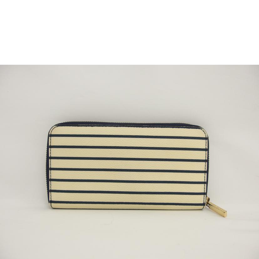 TORY BURCH トリーバーチ/ボーダー柄ラウンドファスナー長財布//ABランク/04