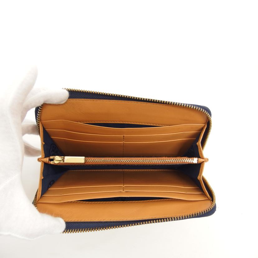 TORY BURCH トリーバーチ/ボーダー柄ラウンドファスナー長財布//ABランク/04