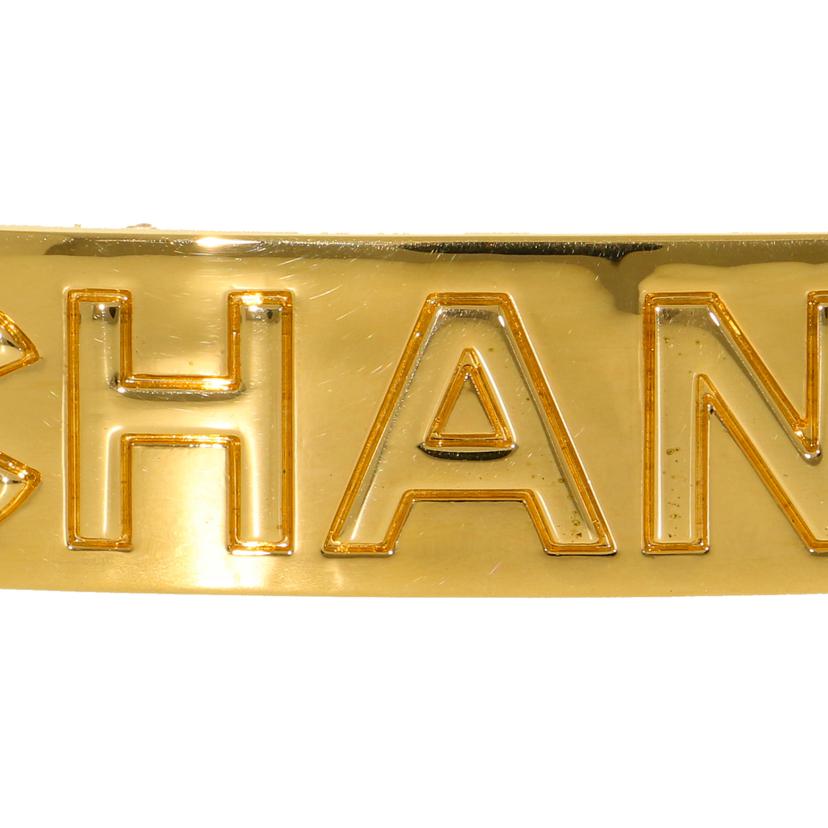 CHANEL シャネル/◇CHANEL/ロゴバレッタ/ゴールド//Bランク/06