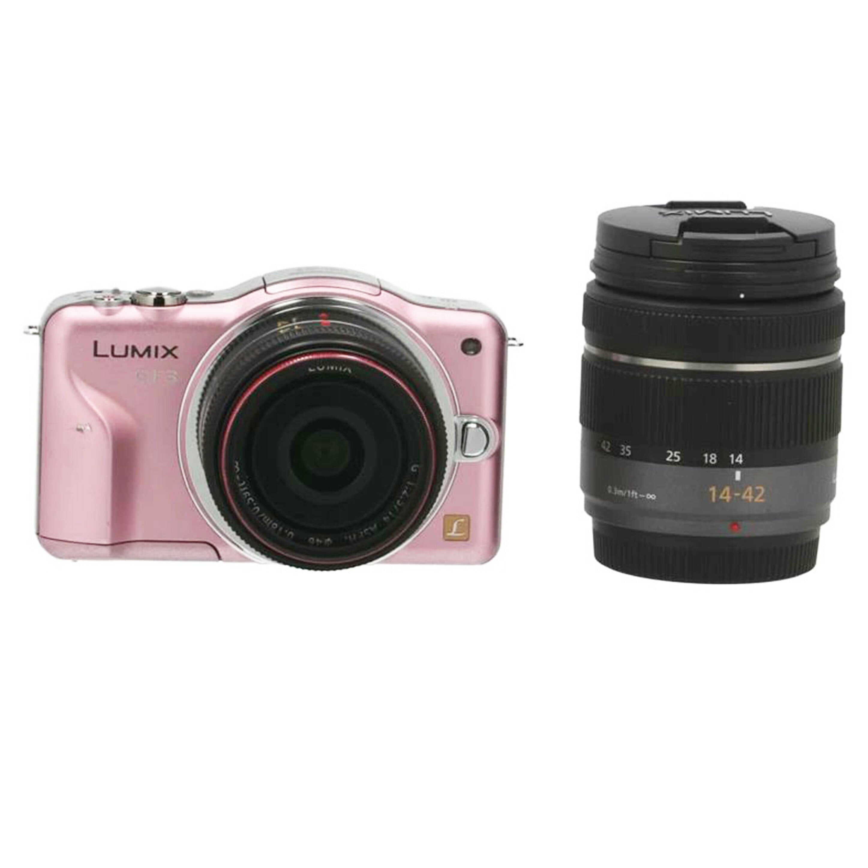 Panasonic パナソニック /ミラーレス一眼 ダブルレンズキット/DMC-GF3W ダブルレンズキット//FS1FA502477/Bランク/69