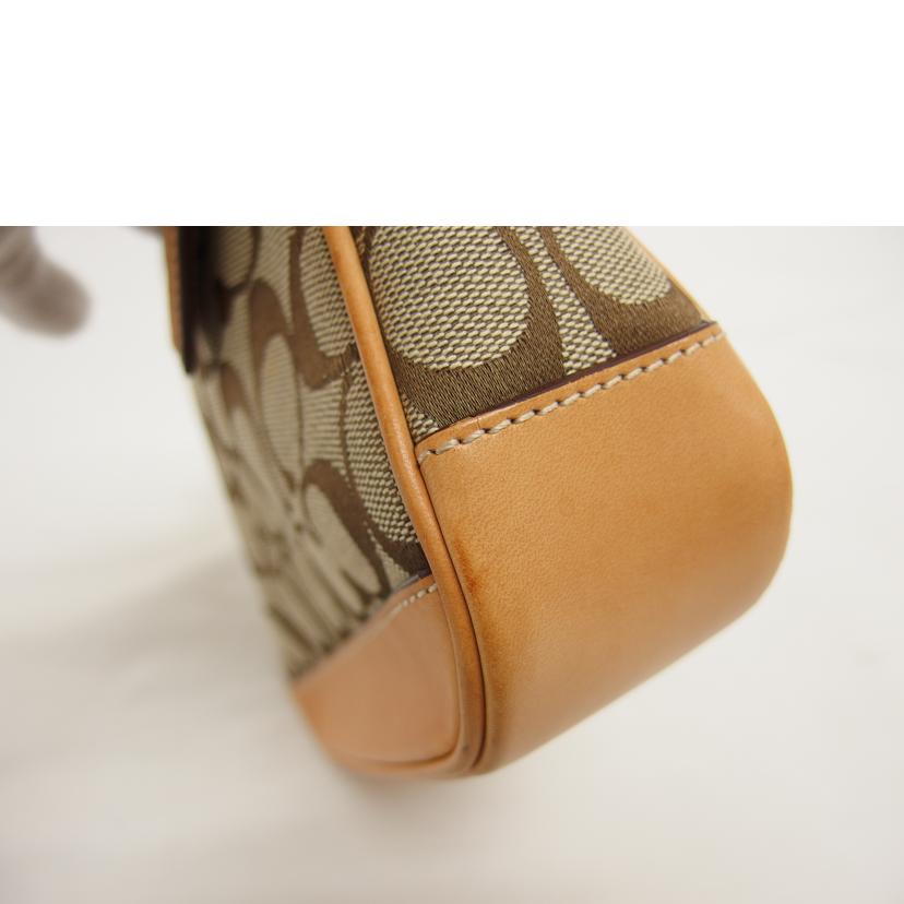 COACH コーチ/シグネチャー アクセサリーポーチ/ベージュ/6094//L2U/Bランク/04