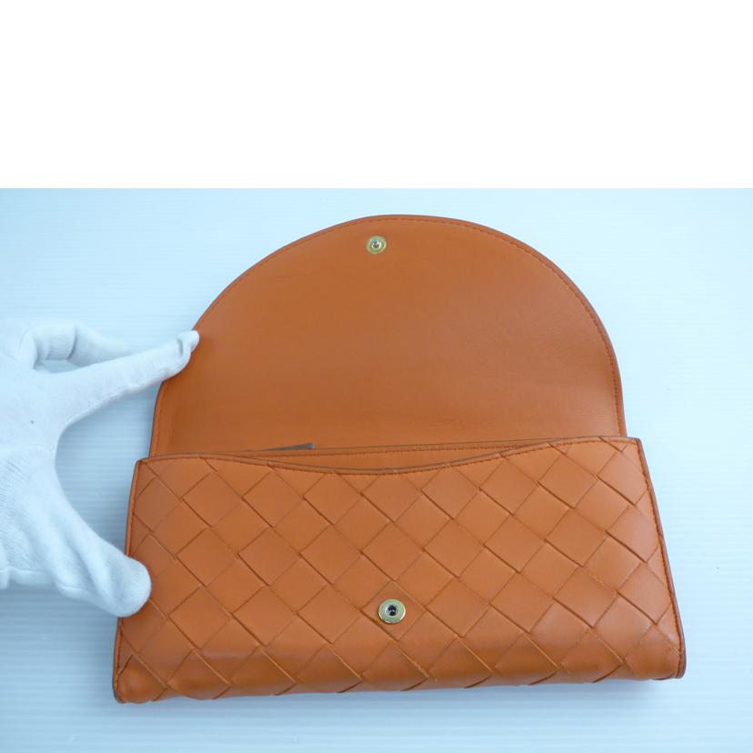 BOTTEGA VENETA ボッテガヴェネタ/イントレチャート2つ折り長財布//P00*******/Bランク/64