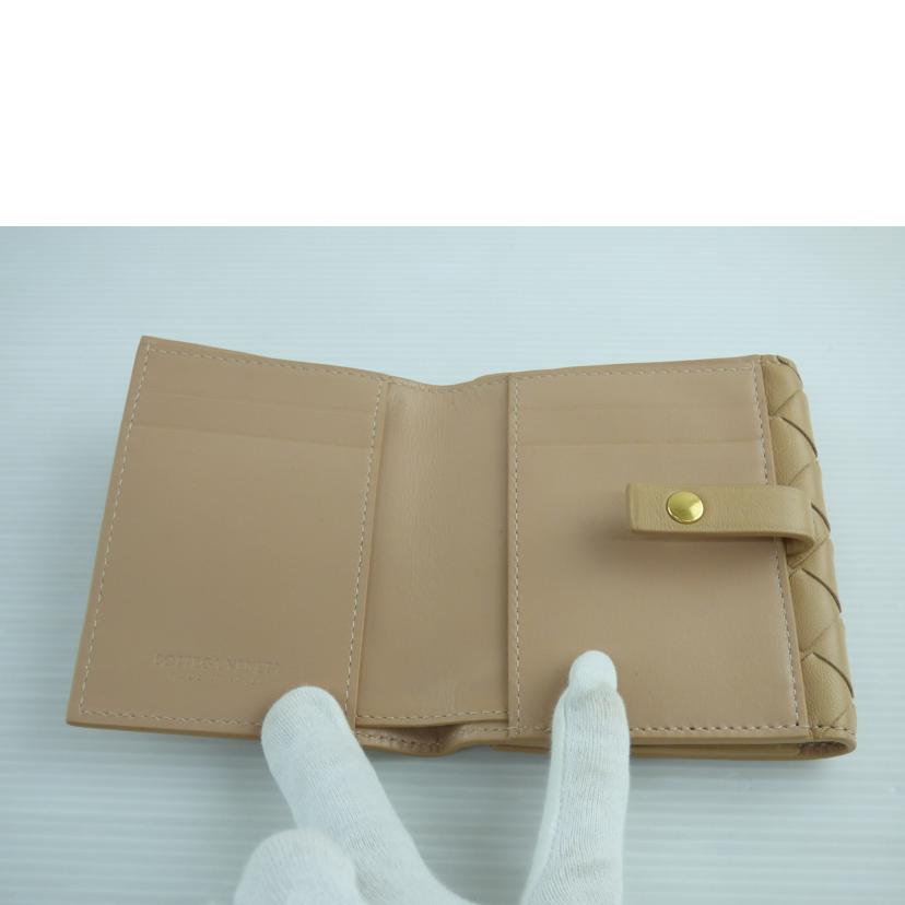 BOTTEGA VENETA ボッテガヴェネタ/イントレチャートWホック財布//S02*******/ABランク/64