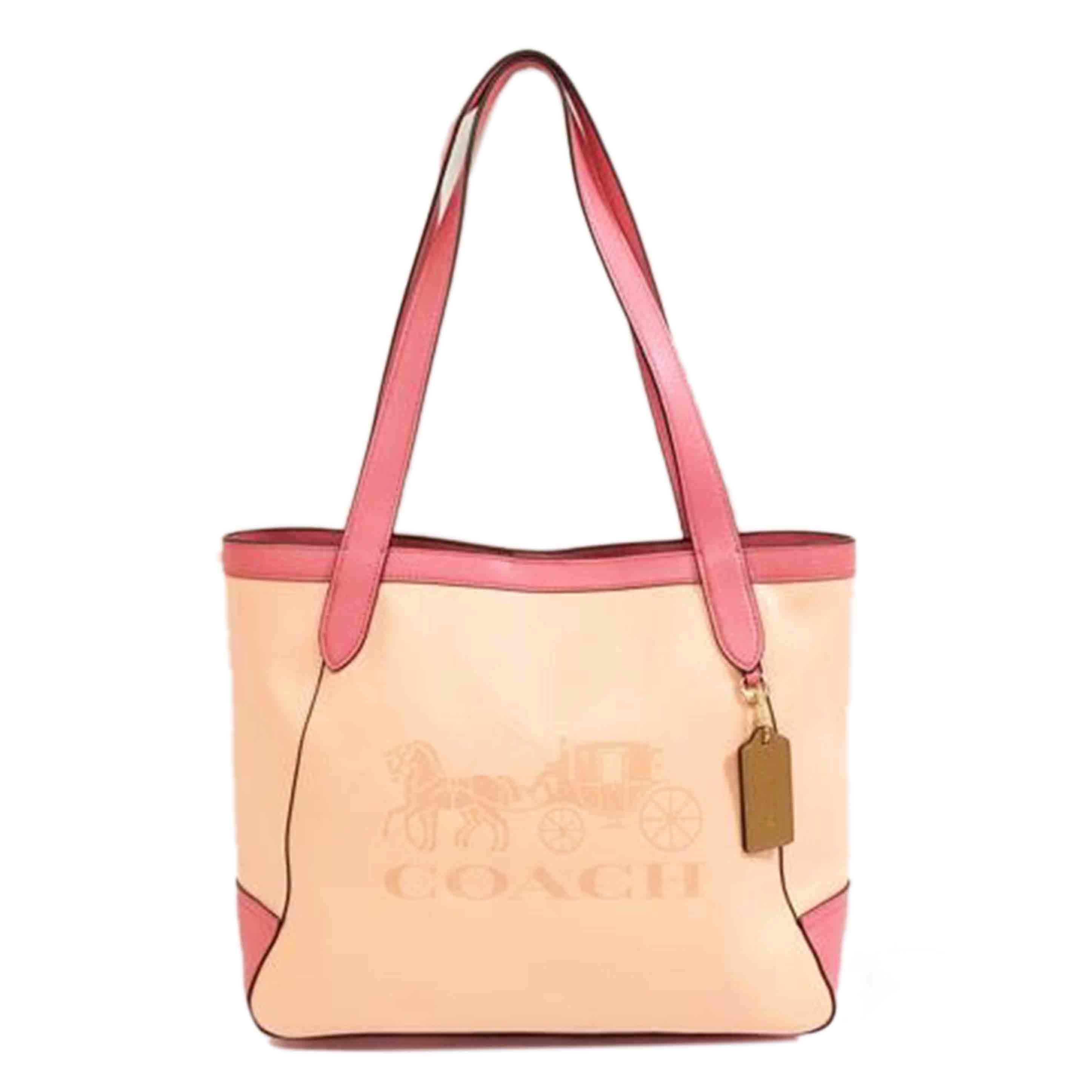 COACH コーチ/ホースアンドキャリッジカラーブロックトート/C5676//A22**/Aランク/71