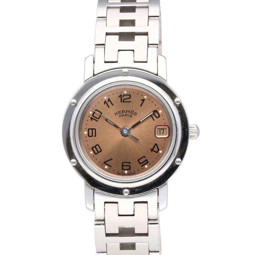 HERMES エルメス/クリッパー・ピンク/レディース/クォーツ/CL4.210 //109****/Aランク/19