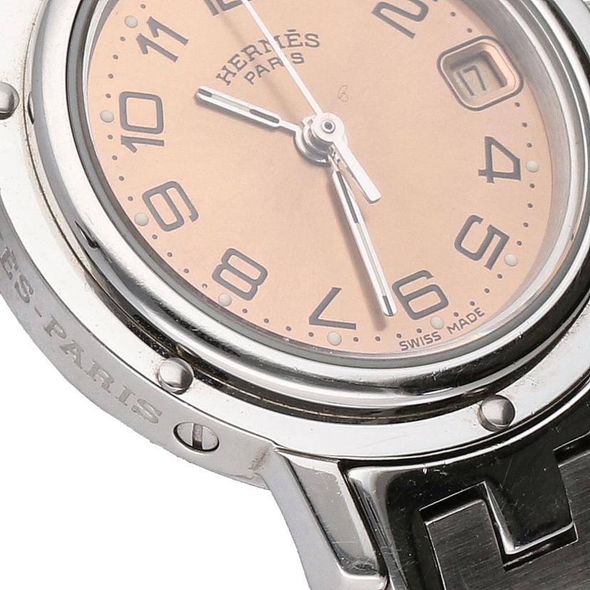 HERMES エルメス/クリッパー・ピンク/レディース/クォーツ/CL4.210 //109****/Aランク/19