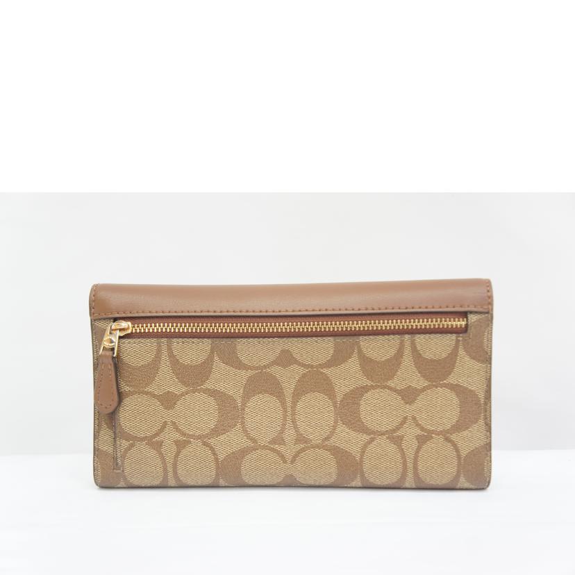 COACH コーチ/シグネチャー3つ折り長財布/C5966//H22**/ABランク/05