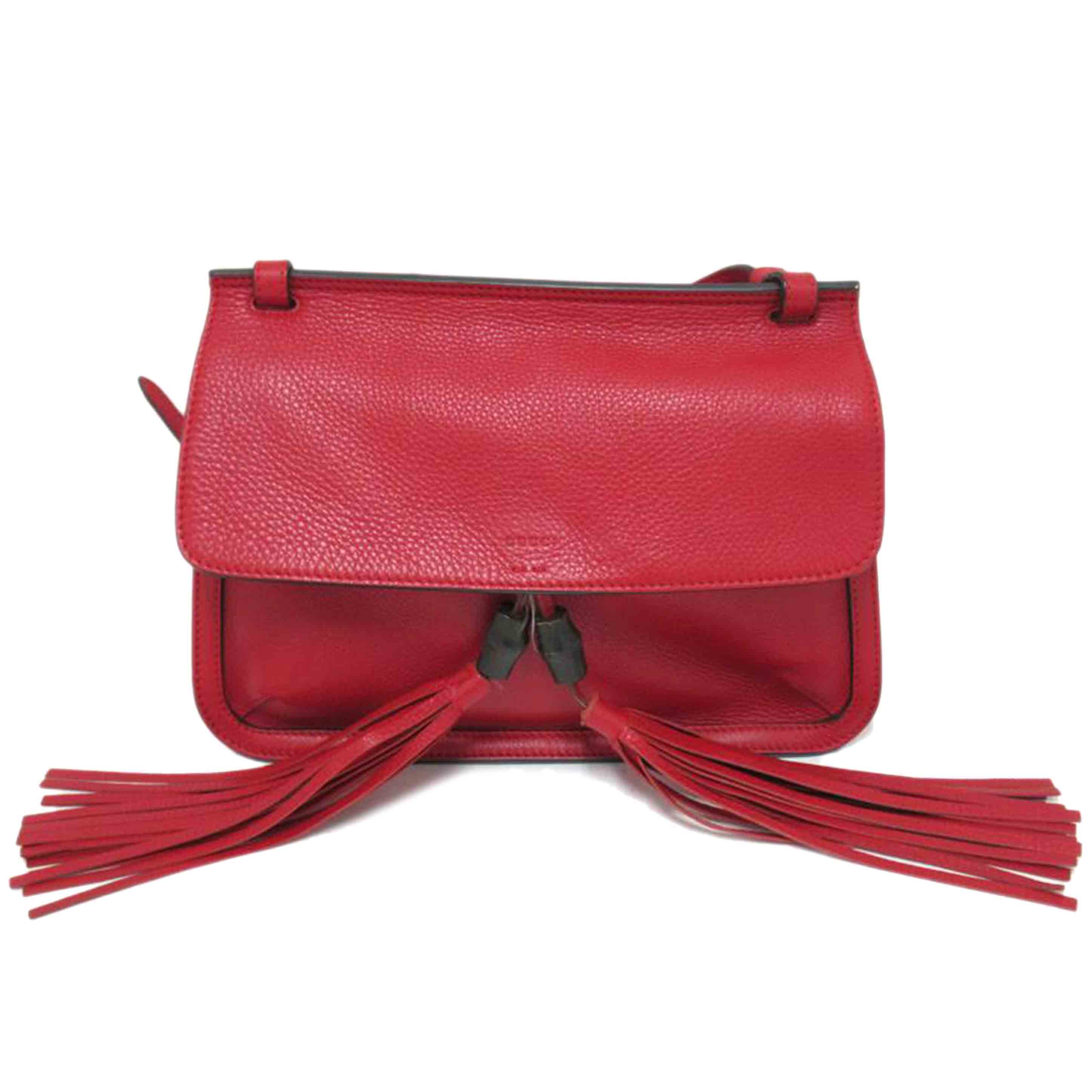 GUCCI/フラップショルダーバッグ/バンブー・レザー/370826//520***/ABランク/63