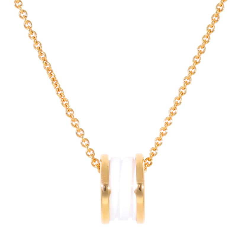 BVLGARI ブルガリ/BVLGARI 750B-zero1ホワイトセラミックネックレス//Aランク/92