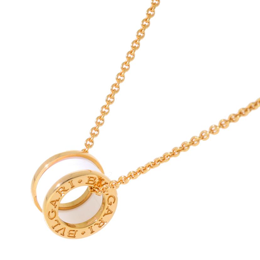 BVLGARI ブルガリ/BVLGARI 750B-zero1ホワイトセラミックネックレス//Aランク/92