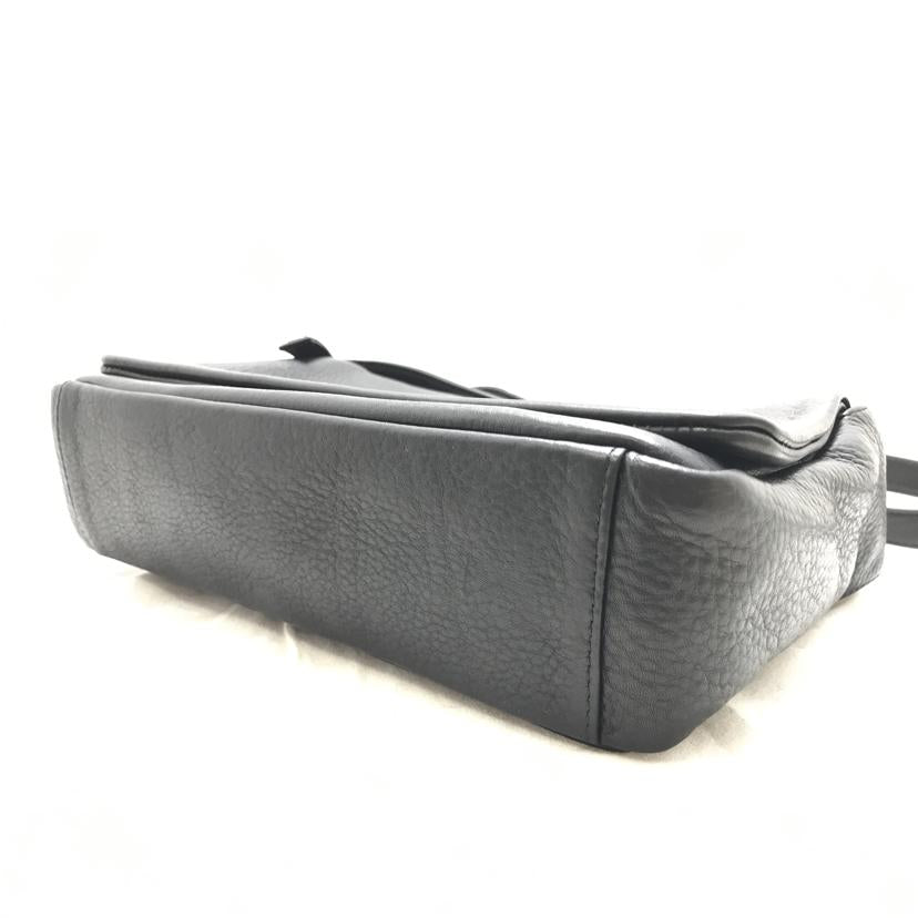 michiamo ミキアモ/シボ革ショルダーバッグ ダブルジップ//Aランク/51