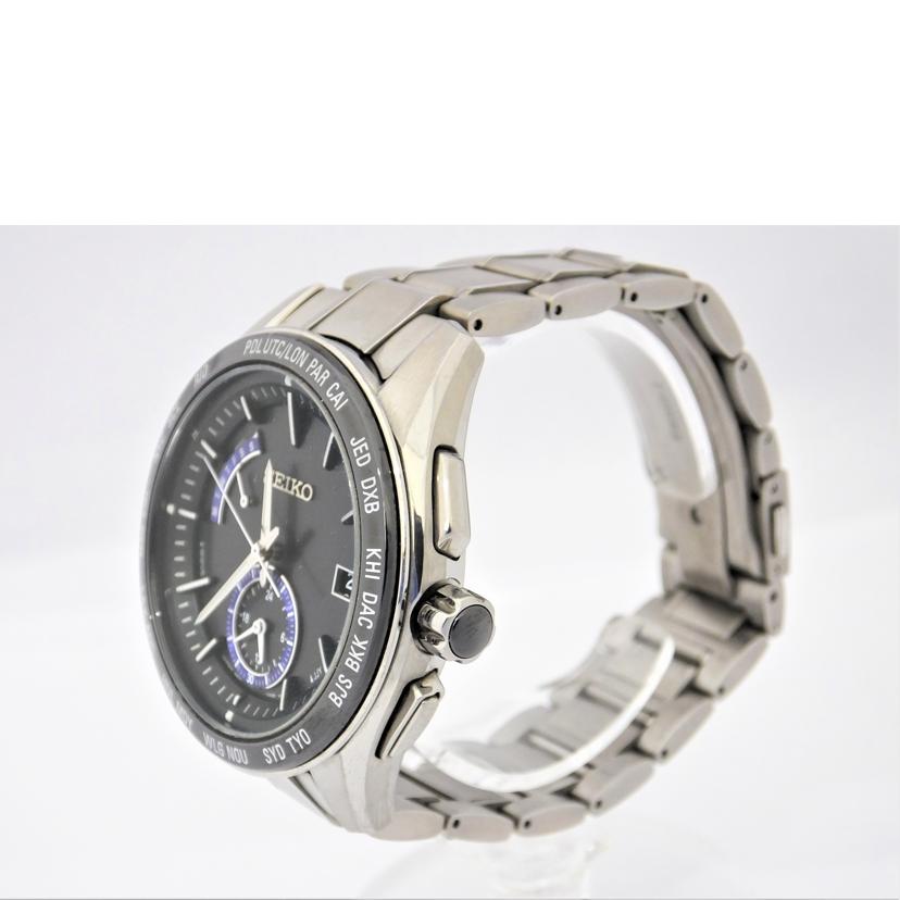 SEIKO SEIKO/ブライツ ワールドタイム/メンズ電波ソーラー腕時計/8B54-0BF0//6O0***/Bランク/88