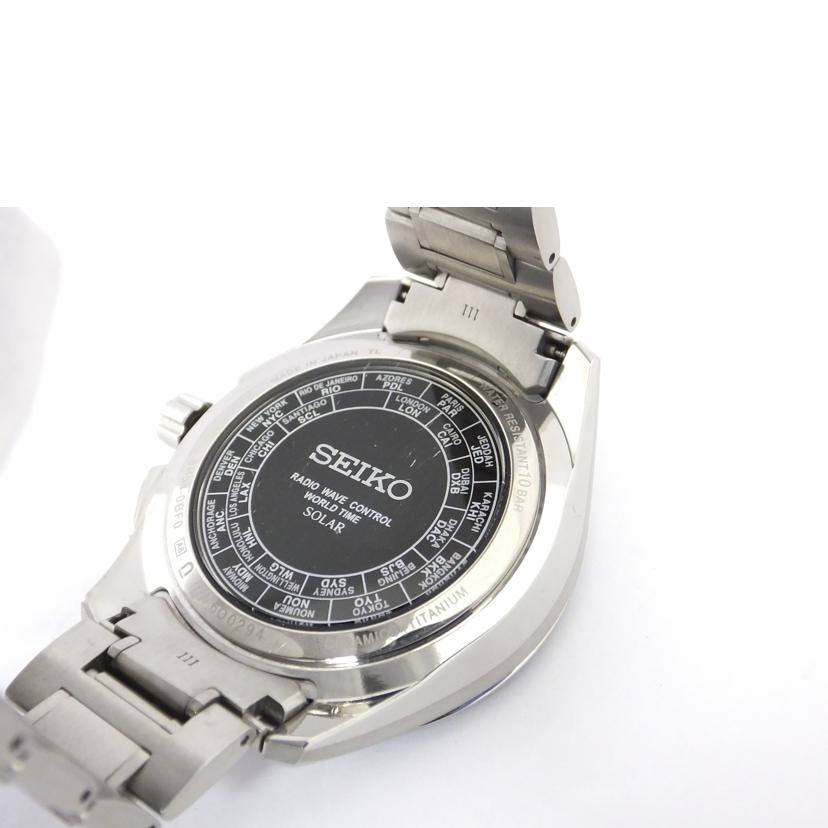 SEIKO SEIKO/ブライツ ワールドタイム/メンズ電波ソーラー腕時計/8B54-0BF0//6O0***/Bランク/88