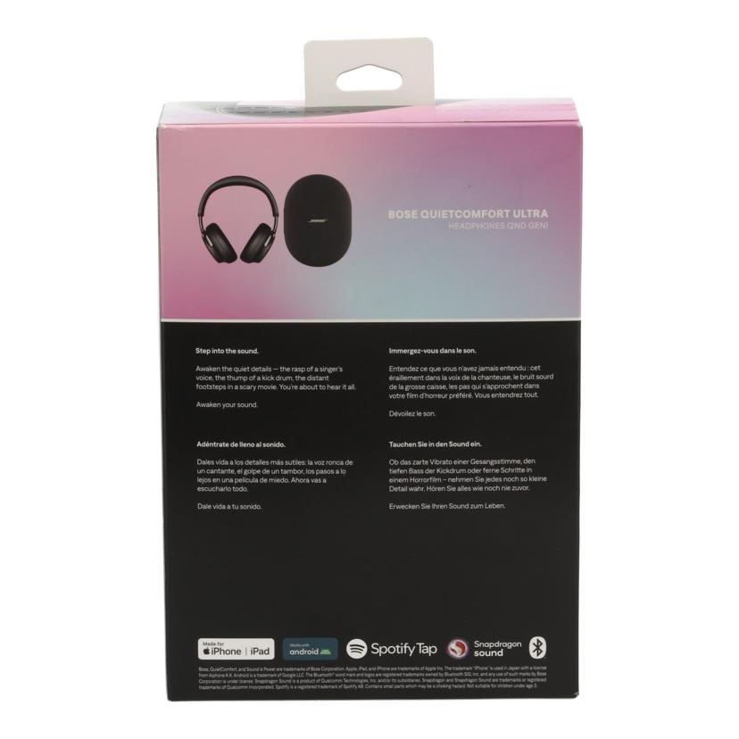 BOSE ボーズ/ワイヤレスヘッドホン 未使用/QuietComfort Ultra 2nd Gen //085958M51955801AE/Sランク/78