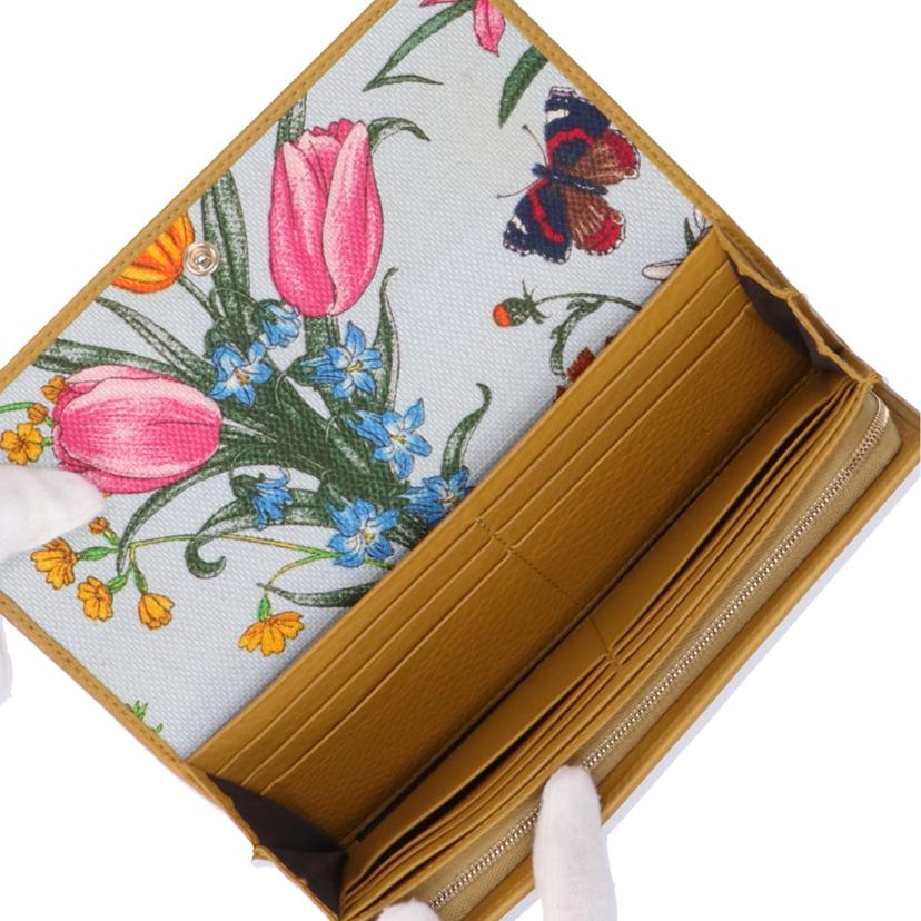 GUCCI グッチ/コンチネンタルウオレット/フローラライン/376186//114*/ABランク/93