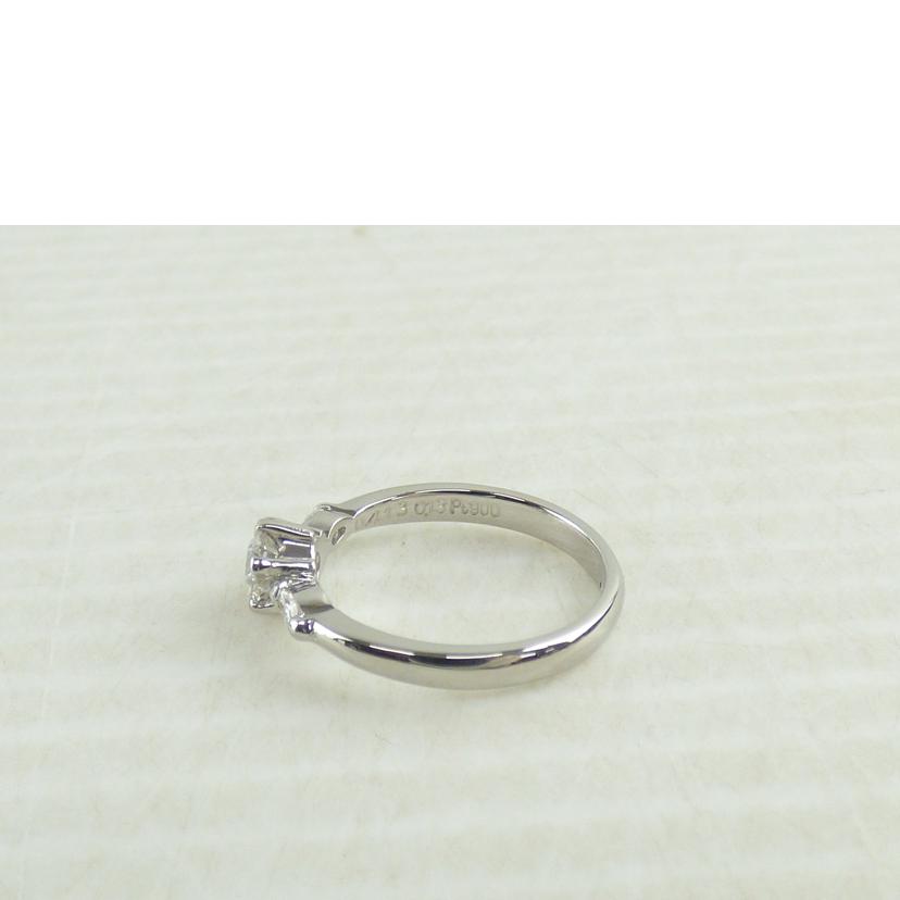 / PT900ダイヤリング0.413/0.13ct//ABランク/64