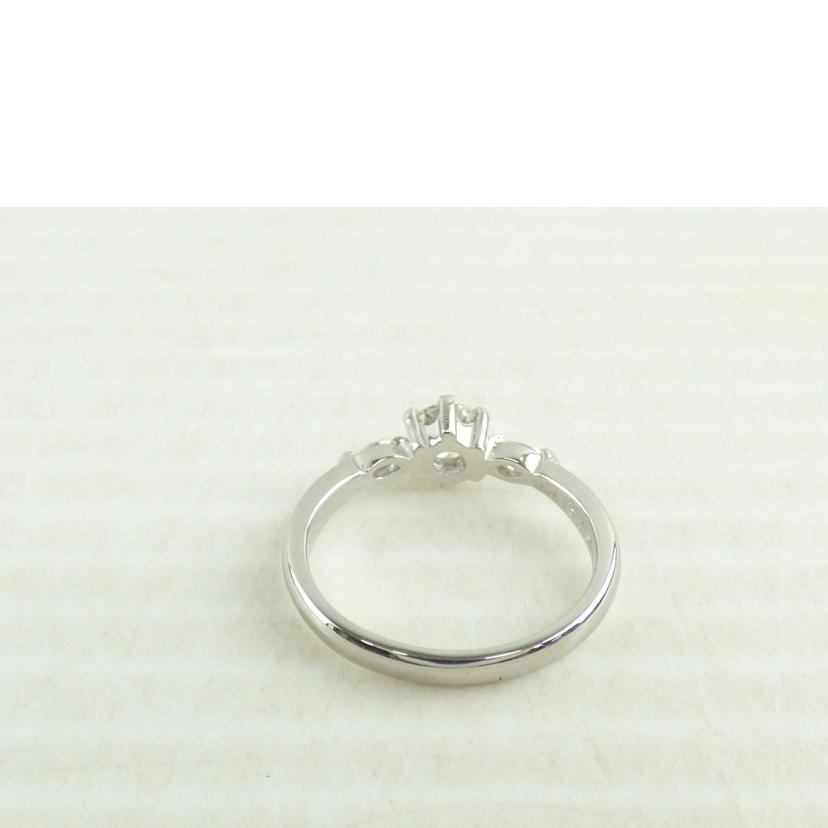 / PT900ダイヤリング0.413/0.13ct//ABランク/64