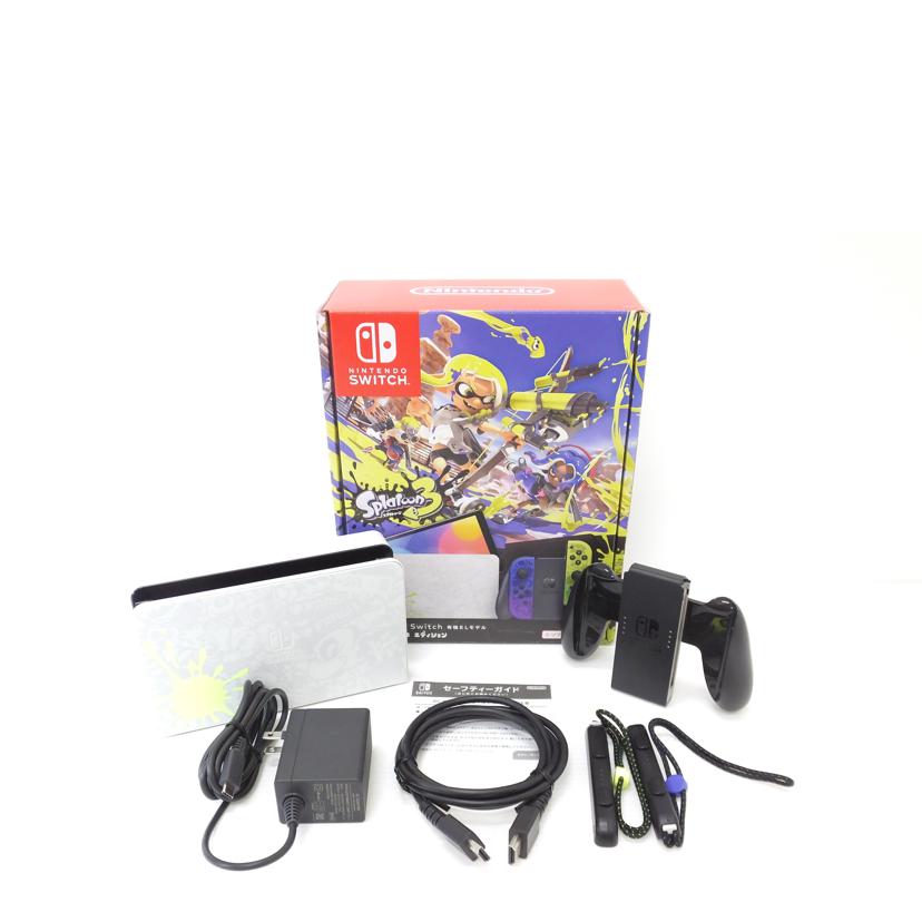 nintendo 任天堂/有機ELスイッチ本体スプラトゥーン3エディション/HEG-S-KCAAA//XTJ10298146359/ABランク/88
