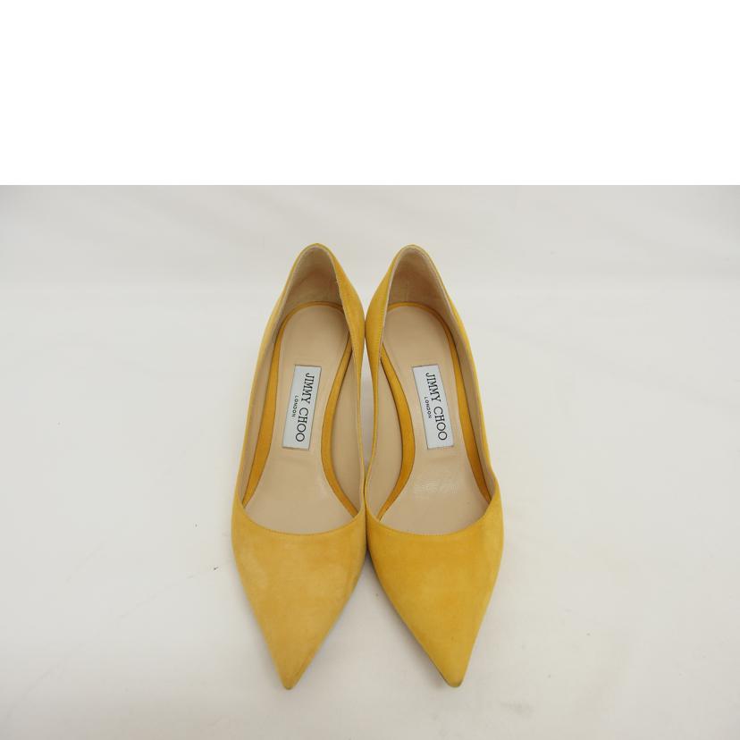 JIMMY CHOO ジミーチュウ/LOVE65/パンプス/スエード/イエロー/J00011039037//Bランク/04