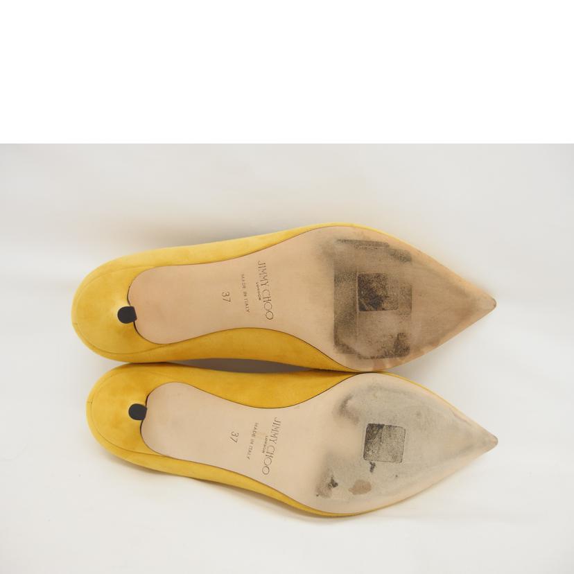JIMMY CHOO ジミーチュウ/LOVE65/パンプス/スエード/イエロー/J00011039037//Bランク/04