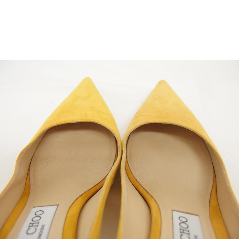 JIMMY CHOO ジミーチュウ/LOVE65/パンプス/スエード/イエロー/J00011039037//Bランク/04