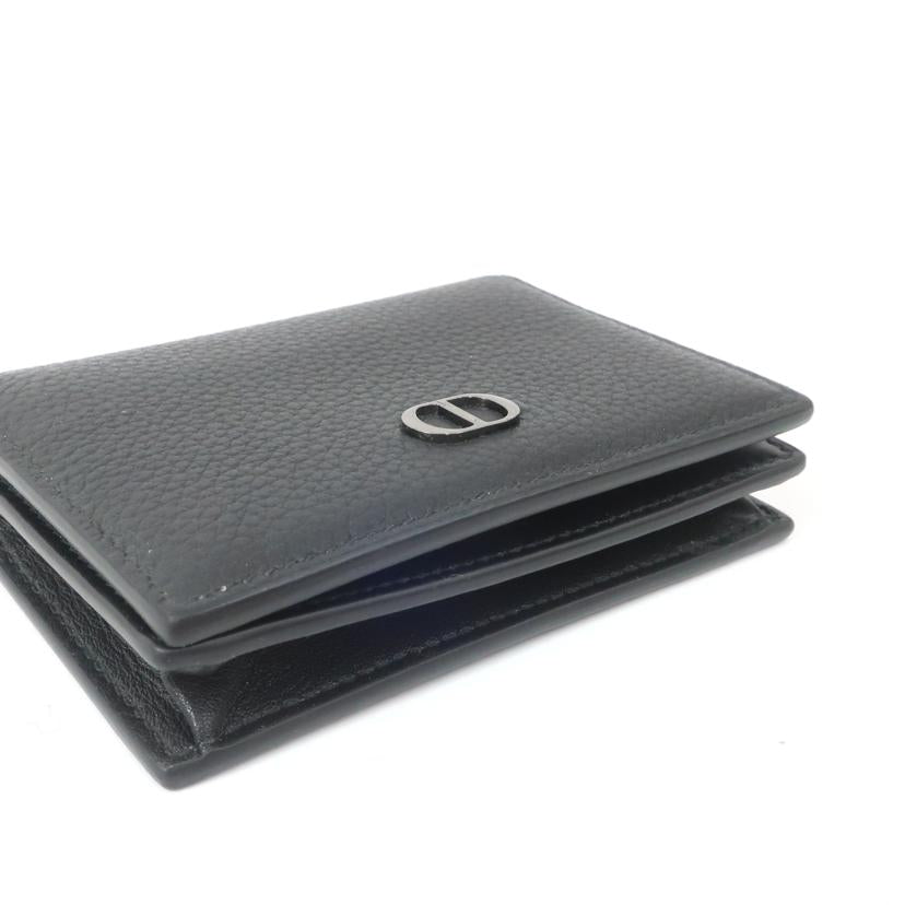 Christain Dior ディオール/パスケース 名刺入れ カードケース ブラック/2ESCH136//Aランク/65