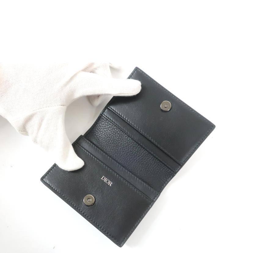 Christain Dior ディオール/パスケース 名刺入れ カードケース ブラック/2ESCH136//Aランク/65