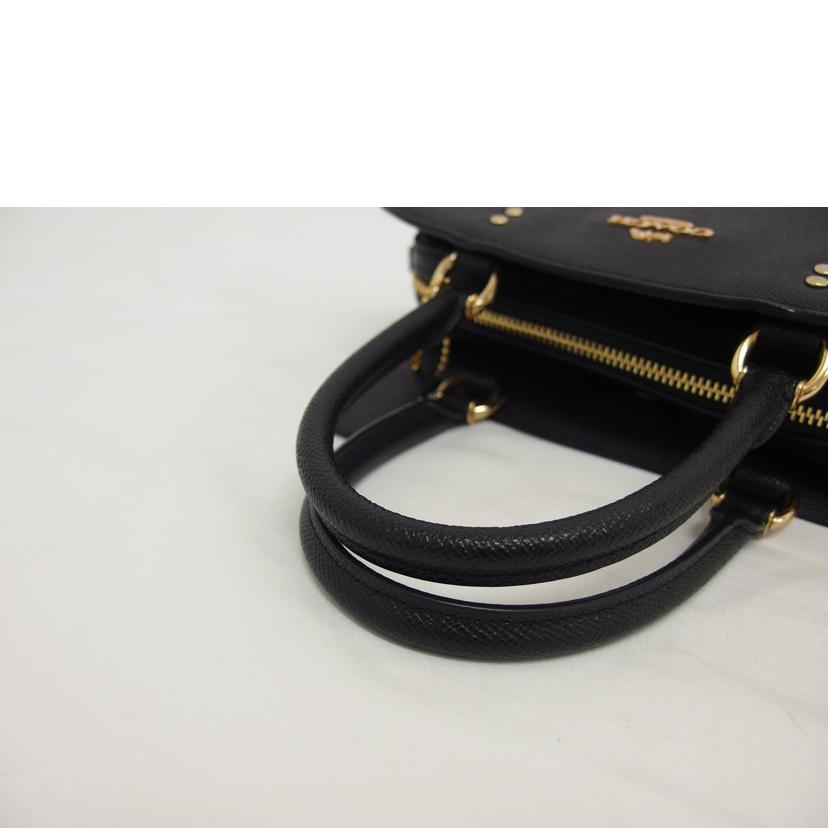 COACH コーチ/ミニキャリーオール/2WAYショルダーバッグ/ブラック/91146//E22**/Aランク/04