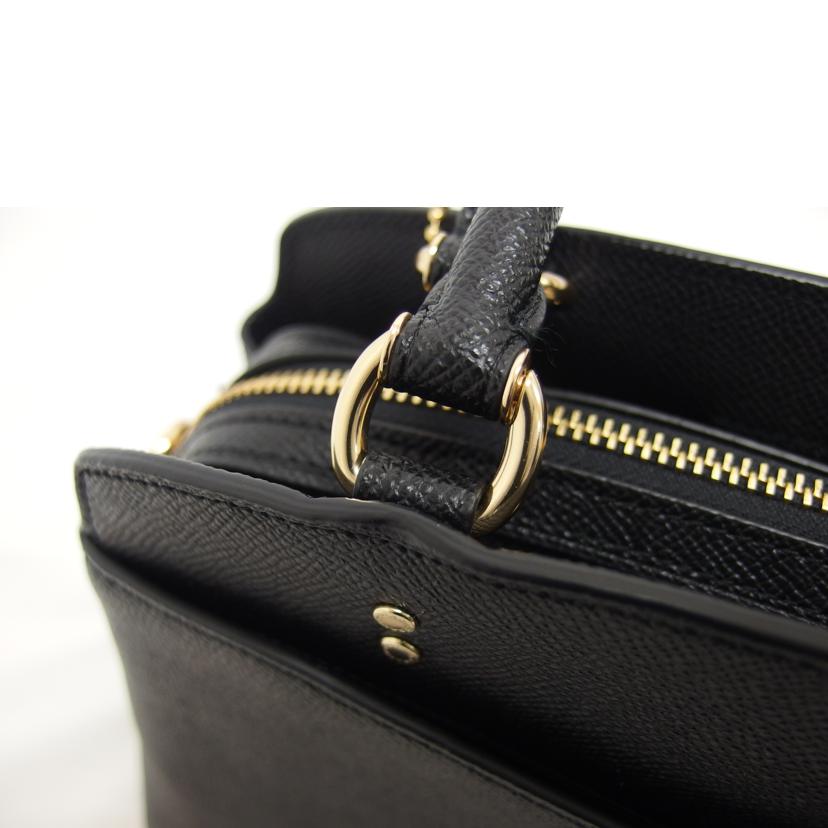 COACH コーチ/ミニキャリーオール/2WAYショルダーバッグ/ブラック/91146//E22**/Aランク/04