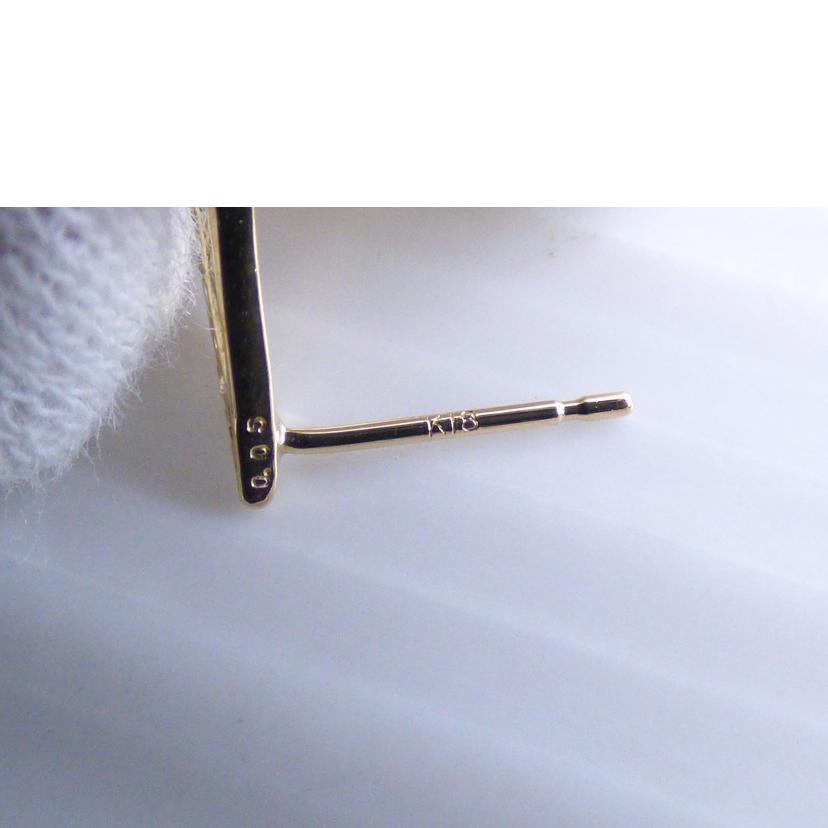K18ダイヤピアス0.10ct//ABランク/64