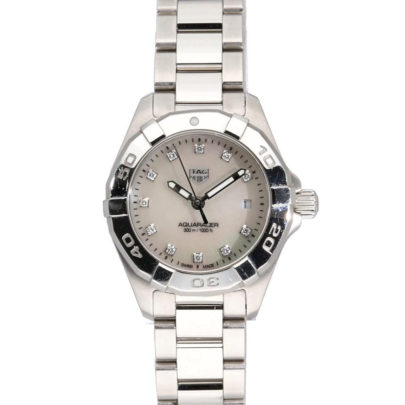 TAGHeuer タグホイヤー/アクアレーサー300ダイヤ11P/SS/シェル文字盤/クオーツ/WBD-1414//WPZ****/Bランク/94