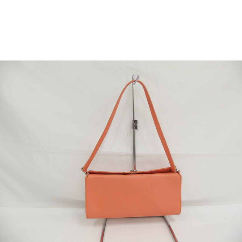 S.Feragammo フェラガモ/ガンチーニワンショルダー/オレンジ/AU21-4837//Aランク/82