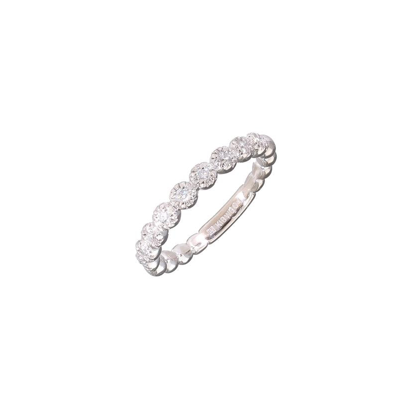 K18WGダイヤリング0.17ct //Aランク/65