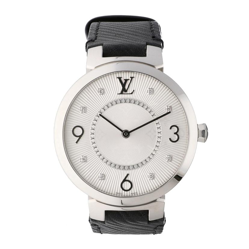 LOUIS VUITTON ルイ・ヴィトン/タンブールスリムMM・8Pダイヤ/レディース/クオーツ/Q13MJ//TE5***/Aランク/92