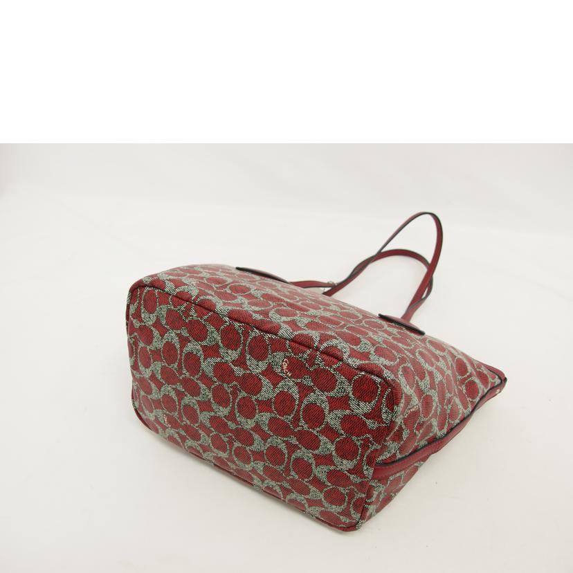 COACH コーチ/PVCシグネチャー/トートバッグ/33508//F14**/Aランク/04