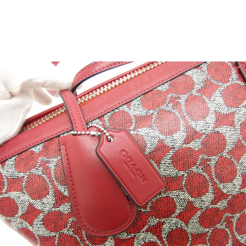 COACH コーチ/PVCシグネチャー/トートバッグ/33508//F14**/Aランク/04