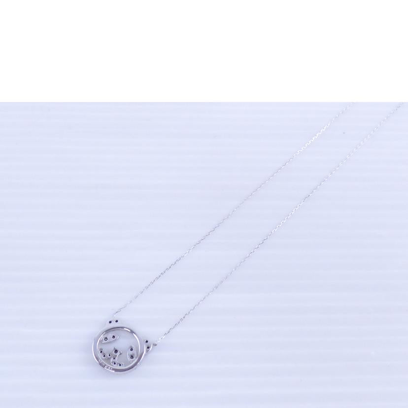 K18WGダイヤネックレス0.32ct//ABランク/64