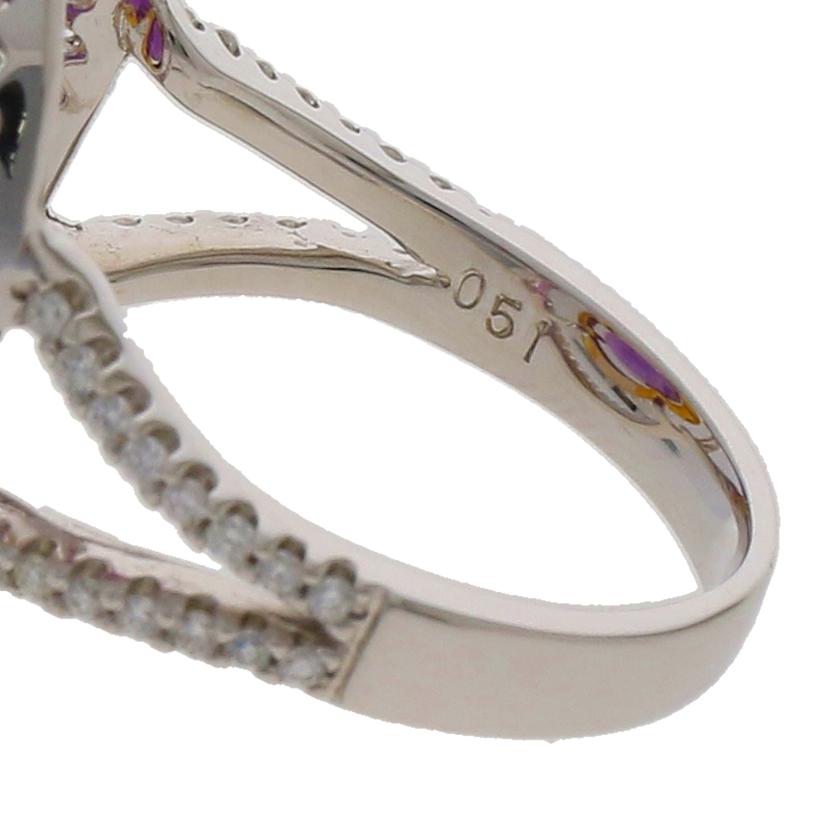 K18アメジストダイヤリング2.76/D0.51ct//Aランク/59