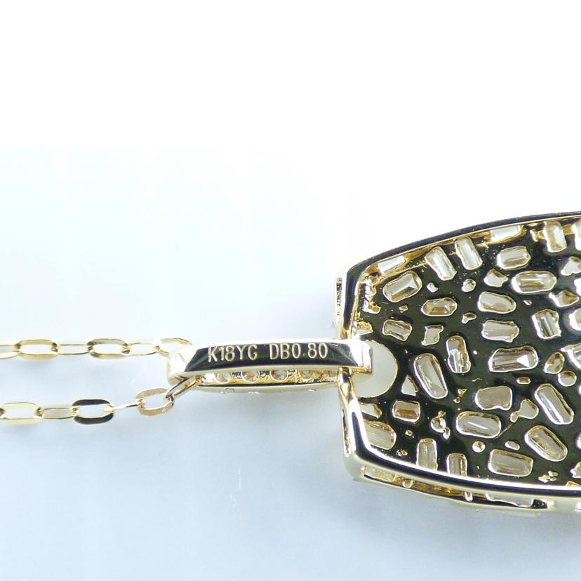 / K18ダイヤネックレス0.80ct//ABランク/64