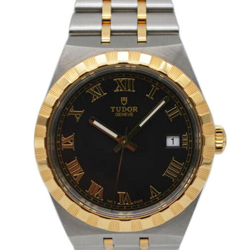 TUDOR チューダー チュードル/チューダーロイヤルデイト/ブラックローマ文字盤/28503-0006//Q38****/Aランク/89