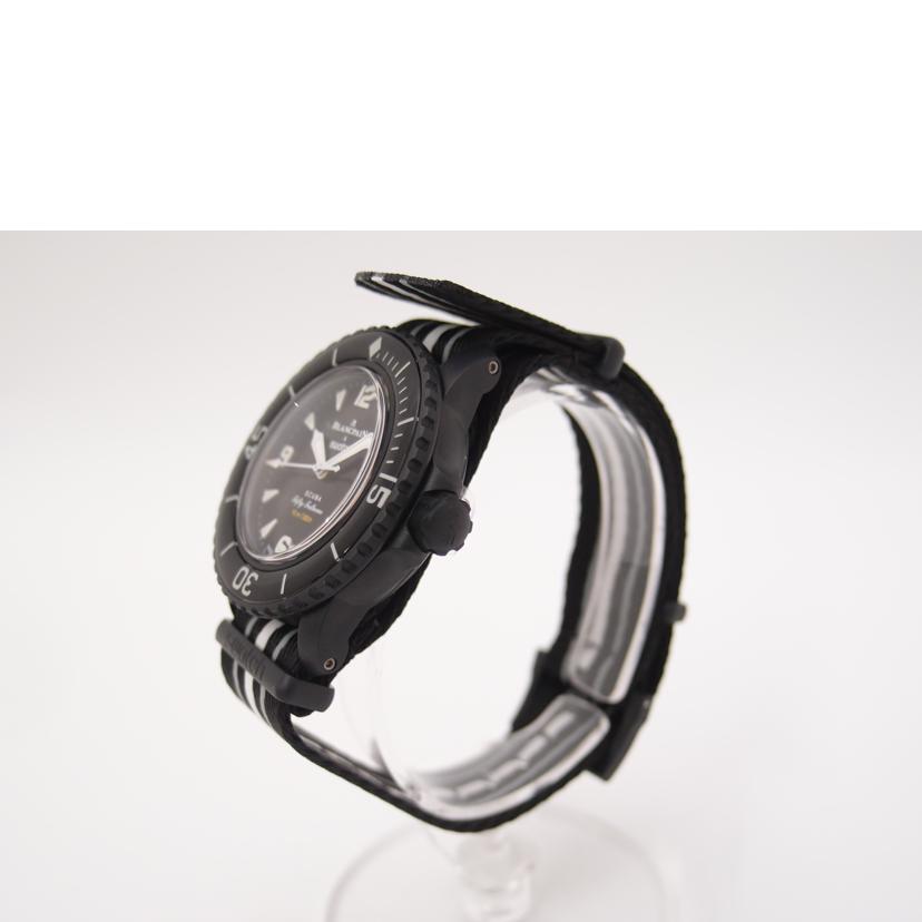 BLANPAIN×swatch ブランパン×スウォッチ/フィフティファゾムス・オーシャンオブストーム/自動巻き/SO35B400//SAランク/69