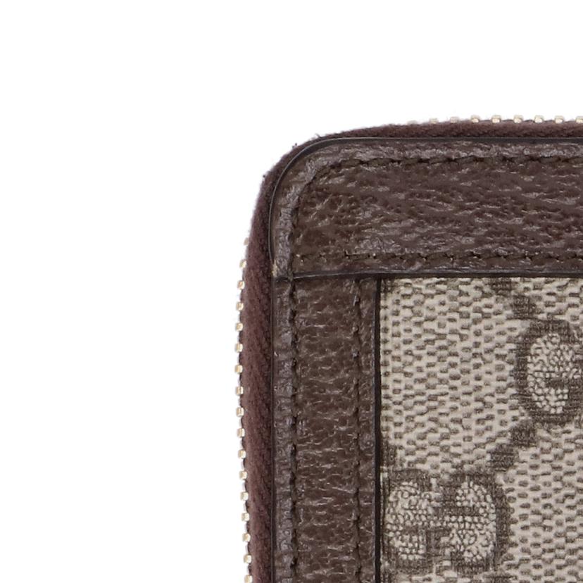 GUCCI グッチ/オフィディア GGキャンバス ラウンドジップ/523154//218*/Aランク/93
